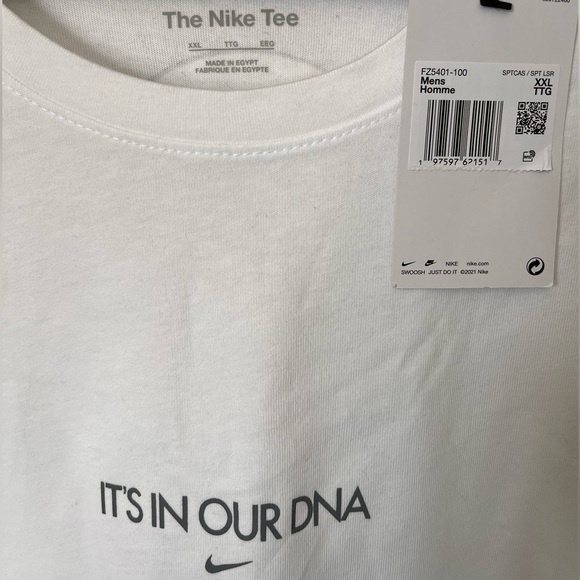 NEW Mens Nike 100% Cotton Long Sleeve T Shirt XXL - Picture 4 of 7